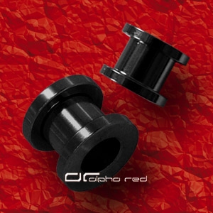 ��� TITAN OHR FLESH TUNNEL PIERCING schwarz 2452