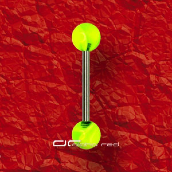 &raquo;&raquo;&raquo; ZUNGENPIERCING UV MARMOR gr&uuml;n 908