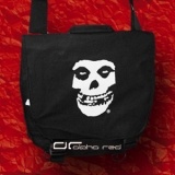 ORIGINAL MISFITS SKULL TOTENKOPF MESSENGER BAG schwarz 7048