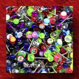 ��� 6er SET UV ZUNGENPIERCING BAD WORD UND LOGOS 3938