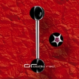 ��� ZUNGENPIERCING STAR DOT BALL schwarz 463