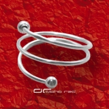 ��� FILIGRANER ZEHENRING 925 SILBER SPIRALE 4513
