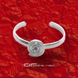 ��� FILIGRANER ZEHENRING 925 SILBER SPIRAL DESIGN 4518