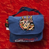 ��� ED HARDY COURIER BAG KING BULLDOG blau 4590