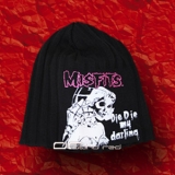 MISFITS SKULL BEANIE M�TZE GERIPPT BAUMWOLLE 7000