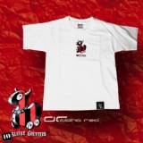 ��� FRECHES KINDER T-SHIRT D�MONISCHES ENTLEIN wei� 3370