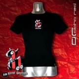 ��� FRECHES KINDER T-SHIRT D�MONISCHES ENTLEIN schwarz 2874