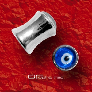 »»» MAGIC EYEBALL SADDLE PLUG OHRPIERCING 8200