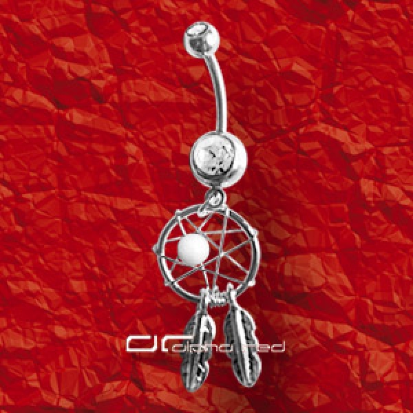 »»» BAUCHNABELPIERCING TRAUMFÄNGER KRISTALL klar 2102