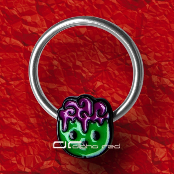 »»» ZOMBIE BCR KLEMMKUGELRING PIERCING 3301