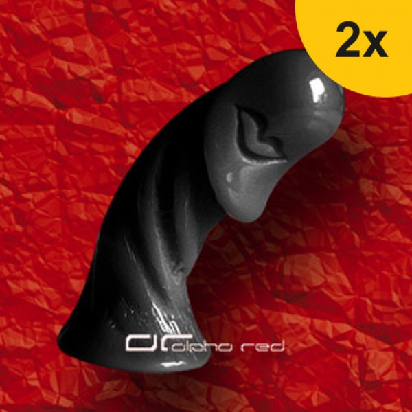 »»» 2er DEHNUNGSSET EROTIC PENIS ACRYL PLUG schwarz 8 + 10 mm 8333