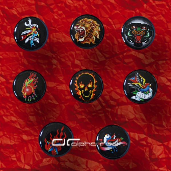 »»» 8er SET TATTOO ACRYL SADDLE PLUG 8594