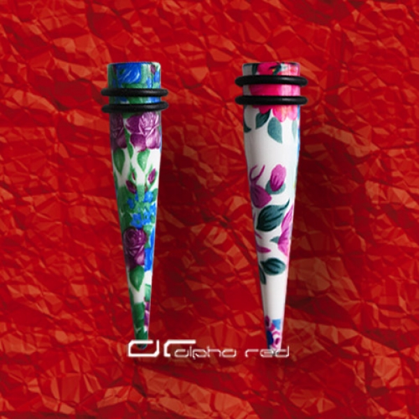 »»» 2er SET BLOSSOM FLOWER EXPANDER PIERCING 8645