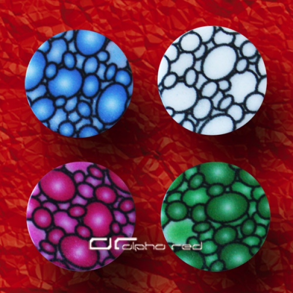 »»» 4er SET BUBBLES PRINT PLUG 8661
