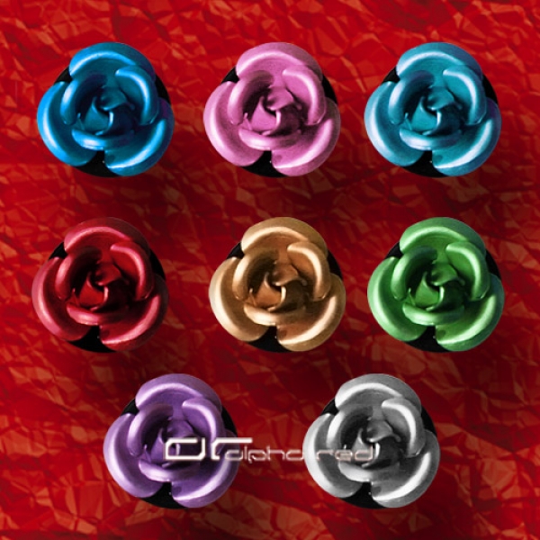 »»» 8er SET ACRYL PLUG OHRPIERCING ROSE 8669
