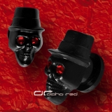 »»» EVIL SKULL PLUG TOTENKOPF OHRPIERCING SCHWARZ 2444