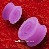 »»» SWIRL CUT OUT FLEXI SILIKON TUNNEL lila 2611