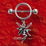 »»» BRUSTPIERCING ELFE NIPPLE ROUNDER Kristall rosa 2788