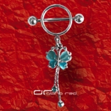 »»» BRUSTPIERCING SCHMETTERLING NIPPLE ROUNDER Kristall 2860