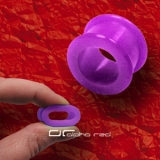 »»» FLEXI SILIKON FLESH TUNNEL OHR PIERCING lila 3123