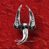 EXPANDER TAPER GRAVIERT OHR PIERCING gebogen 4-8 mm 4133