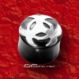 »»» BLACK HORN PLUG MIT SILBER TRIBAL OHR PIERCING Biohazard 3619