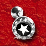 »»» WITZIGES ZUNGENPIERCING STERN KRISTALL klar 5219