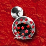 »»» WITZIGES ZUNGENPIERCING STERNE KRISTALL rot 5221
