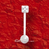 »»» UV FLEXI ZUNGENPIERCING mit WÜRFEL klar 2024