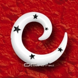 1 Paar ACRYL SPIRALE EXPANDER OHR PIERCING Sterne 3-8mm 5336