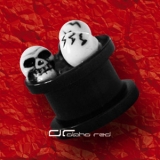 ACRYL PLUG mit aufgesetzem TOTENKOPF Ohr PIERCING 3-16mm 5726