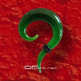 GLAS EXPANDER Spirale PIERCING 4-12mm grün 5958