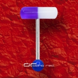 »»» UV ZUNGENPIERCING PILLE hellviolett blau 1160