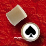 »»» HORN PLUG OHR PIERCING PIK hell 1008
