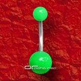 »»» NEON ACRYL BAUCHNABELPIERCING grün 321