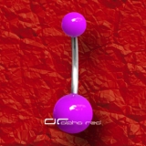 »»» NEON ACRYL BAUCHNABELPIERCING lila 326