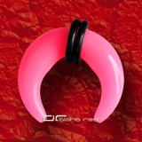 NEON ACRYL BUFFALO PLUG EXPANDER 1,6-8mm pink 4816