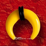 NEON ACRYL BUFFALO PLUG EXPANDER 1,6-8mm gelb 4814