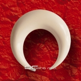 WHITE BONE BUFFALO PLUG EXPANDER PIERCING 2,5-8 mm weiß 3281