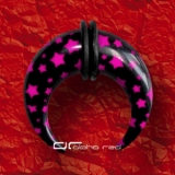 BUFFALO PLUG EXPANDER STERNE Ohr Piercing 3-10mm pink 1675