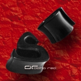 »»» EBENHOLZ TRIANGLE PLUG OHRPIERCING schwarz 1538