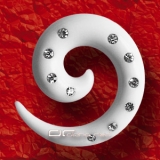 ACRYL EXPANDER SPIRALE KRISTALL WEISS 3-6 mm links 3419
