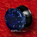 GLITTER SADDLE PLUG OHRPIERCING 6-16mm schwarz blau 1630