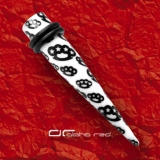 »»» KNUCKLE-DUSTER EXPANDER OHRPIERCING weiß 8236
