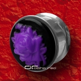 »»» ROSE CAMEO STAHL PLUG OHRPIERCING lila 8273