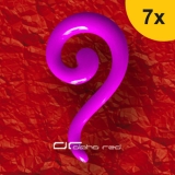 »»» 7er DEHNUNGSSET NEON ACRYL SERPENTINE EXPANDER OHR PIERCING lila 2-8 mm 8435